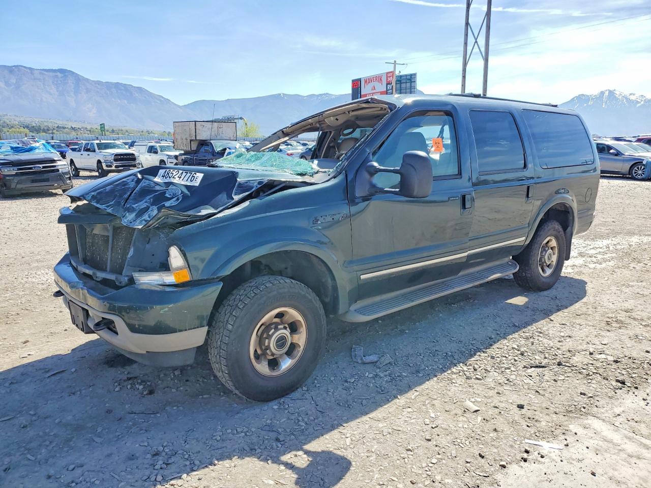 2003 Ford Excursion Limited, VIN 1FMSU43F23EA15865 — Опрокидывание