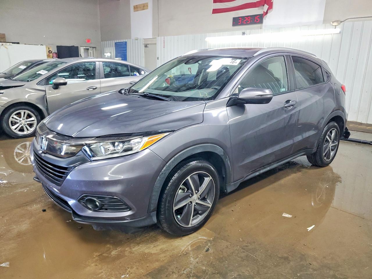 2022 Honda HR-V EX, VIN 3CZRU6H58NM764739 — Rear end