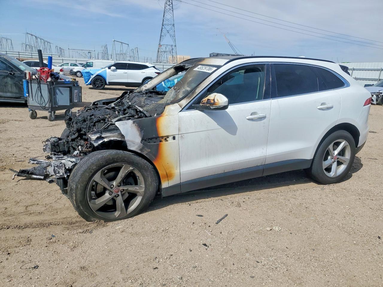 2019 Jaguar F-Pace 25t Premium, VIN SADCJ2FX7KA398819 — Пожар