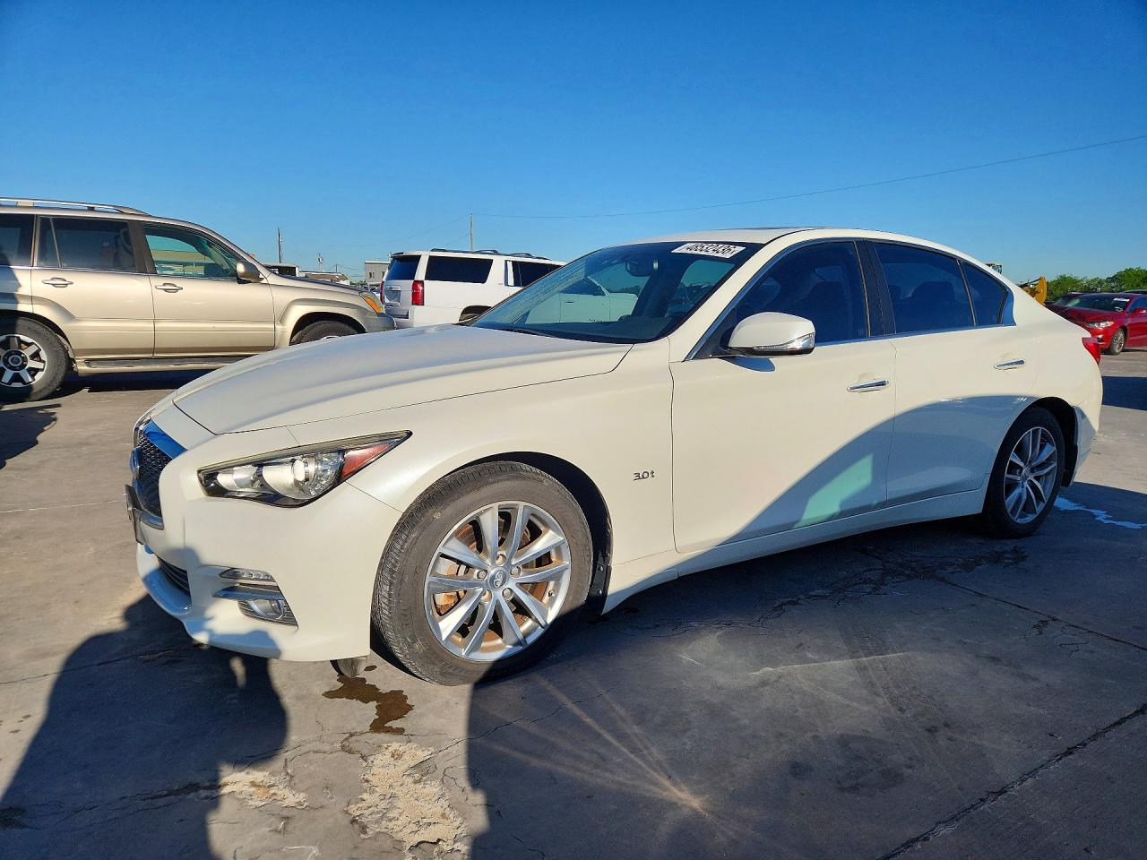 2017 Infiniti Q50 Signature Edition, VIN JN1EV7AR3HM840679 — Water / flood
