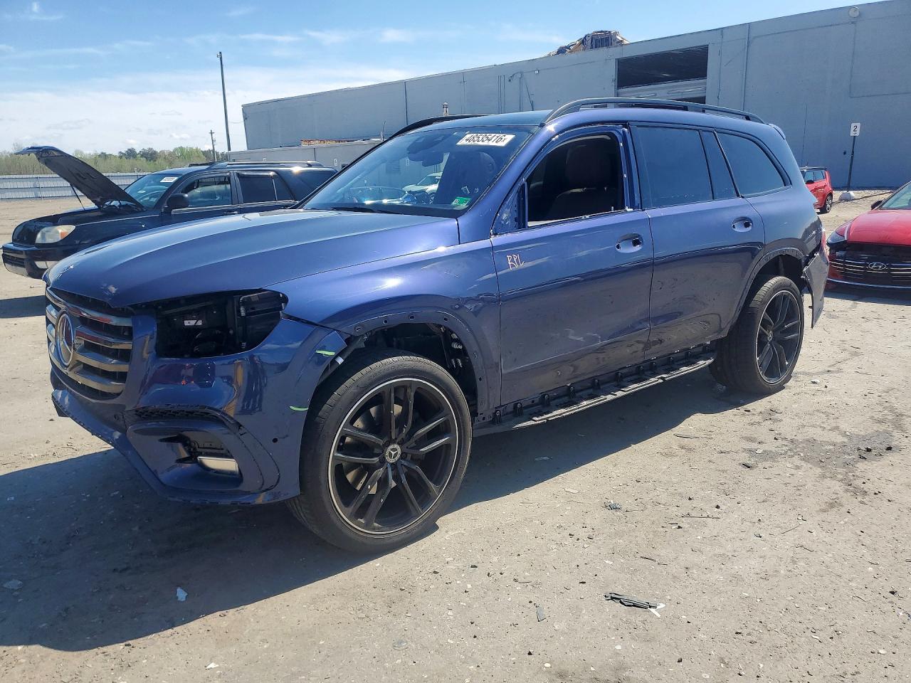 2024 Mercedes-Benz GLS 450, VIN 4JGFF5KE3RB215299 — Stripped