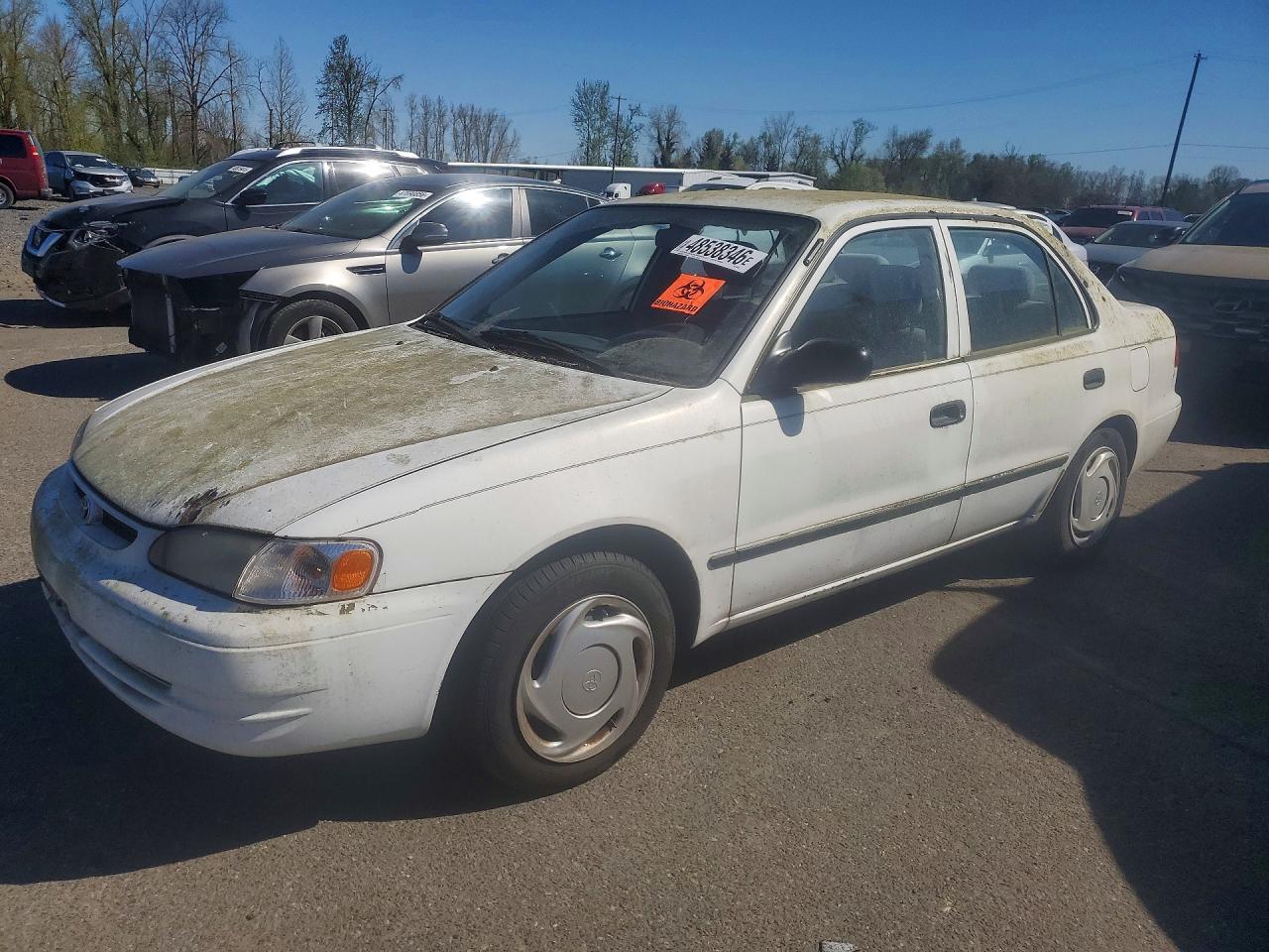 1998 Toyota Corolla CE, VIN 1NXBR12E9WZ005126 — Мелкие вмятины и царапины