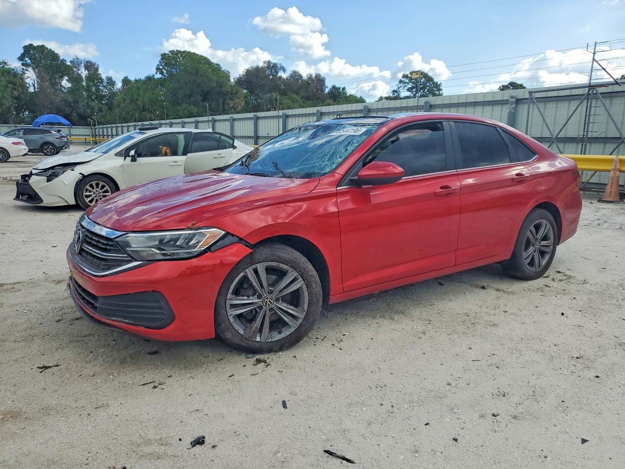 2023 Volkswagen Jetta SE, VIN 3VW7M7BU4PM038301 — Water / flood