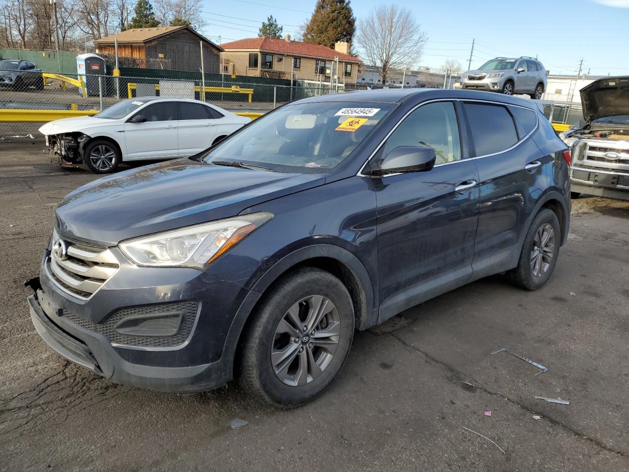 2016 Hyundai Santa Fe, VIN 5XYZTDLB4GG374943 — Biohazard / chemical