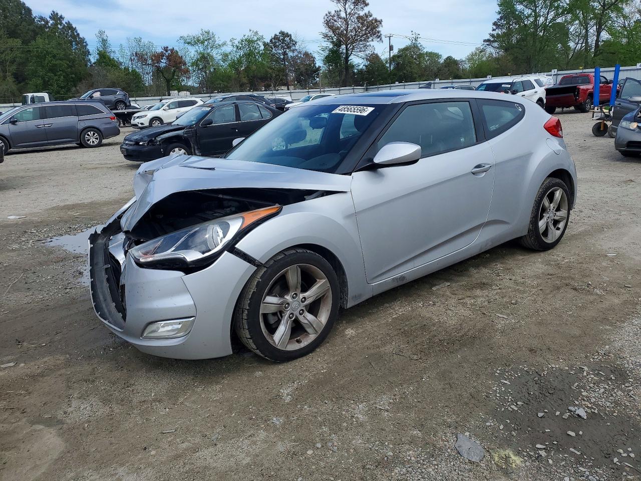 2014 Hyundai Veloster, VIN KMHTC6AD6EU216598 — Перед