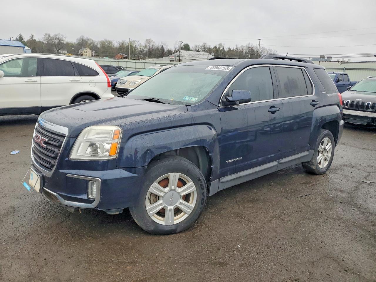 2016 GMC Terrain SLE, VIN 2GKALNEK7G6109242 — Front end