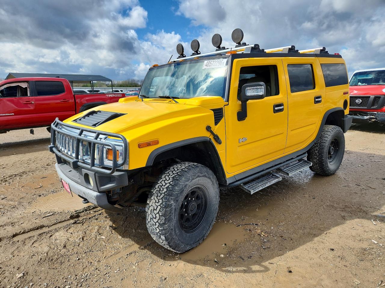 2003 Hummer H2, VIN 5GRGN23U33H125332 — Interior fire