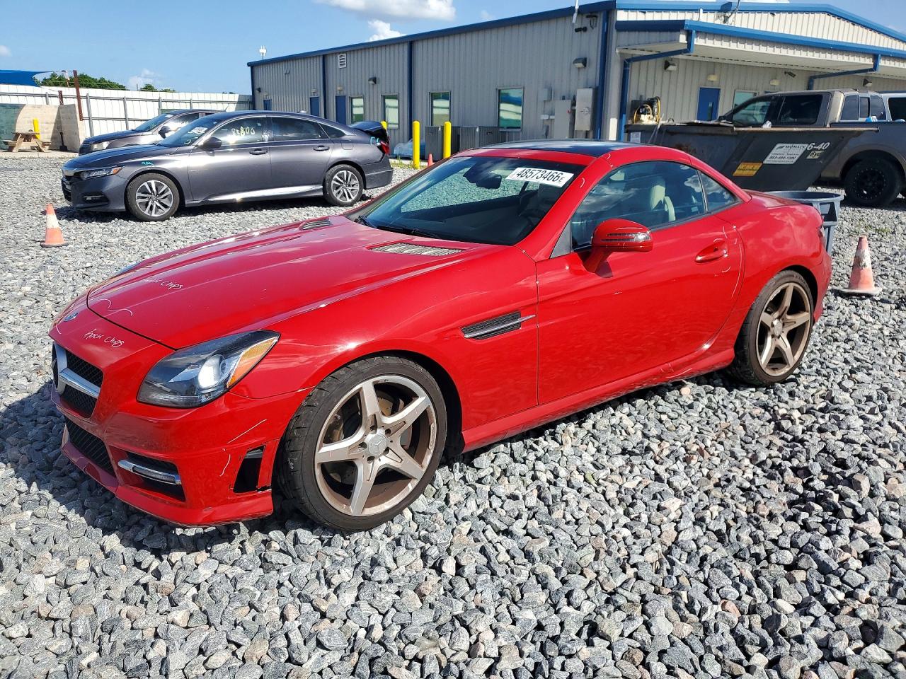 2012 Mercedes-Benz SLK 350, VIN WDDPK5HA4CF005163 — Side