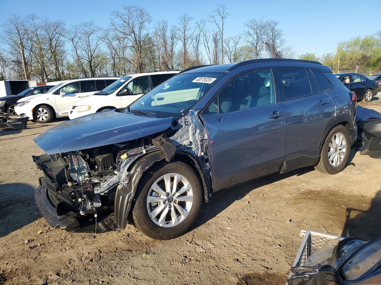 2025 Toyota Corolla Cross LE, VIN 7MUCAABGXSV141223 — Stripped