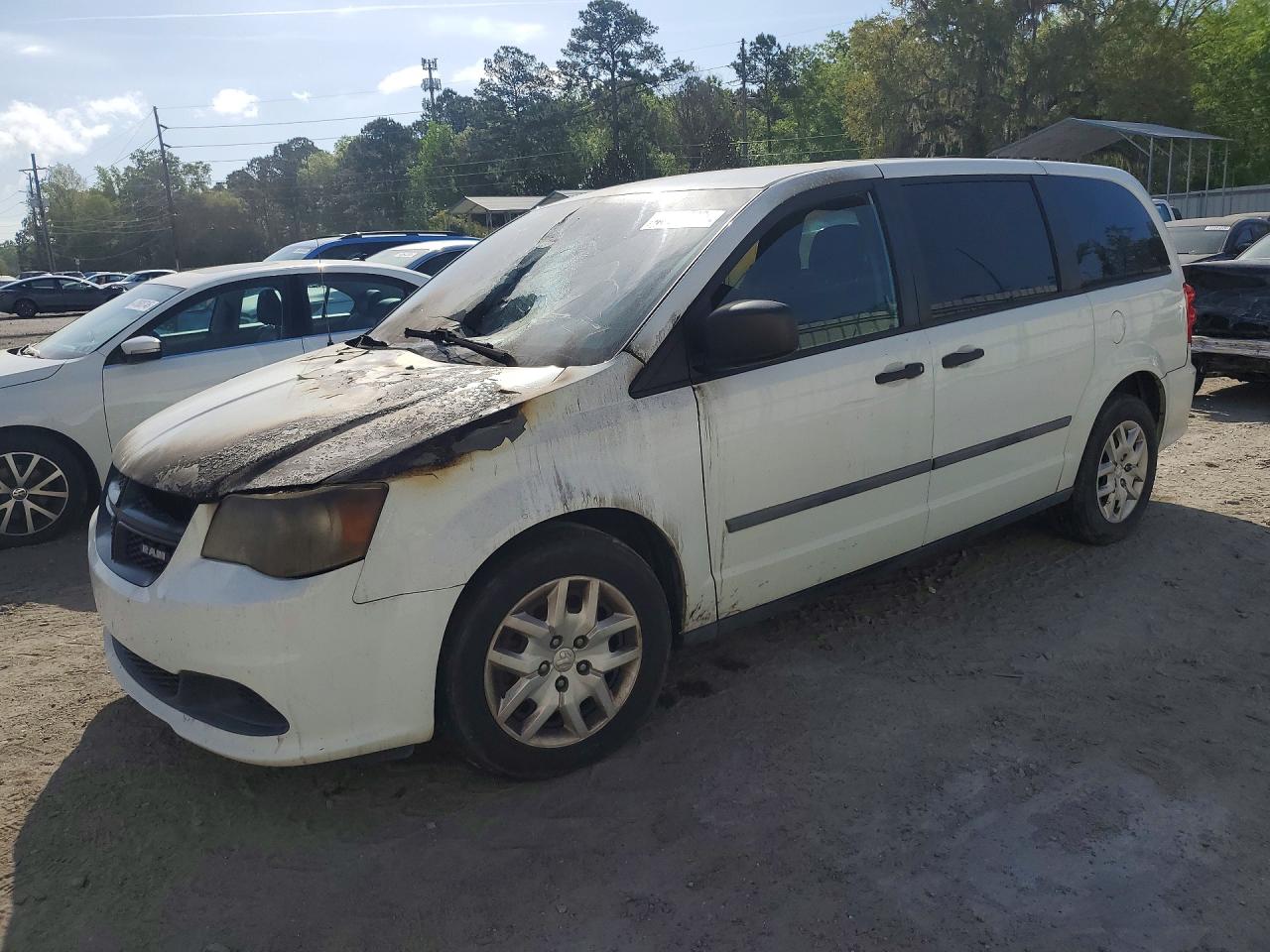 2014 Ram Cargo Van Tradesman, VIN 2C4JRGAG6ER278140 — Burn