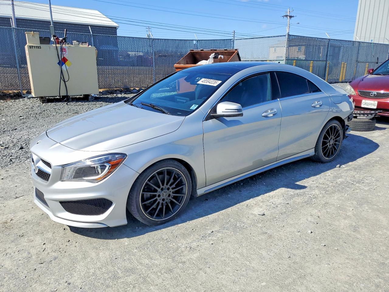 2014 Mercedes-Benz CLA 250, VIN WDDSJ4GB2EN134495 — Rear end