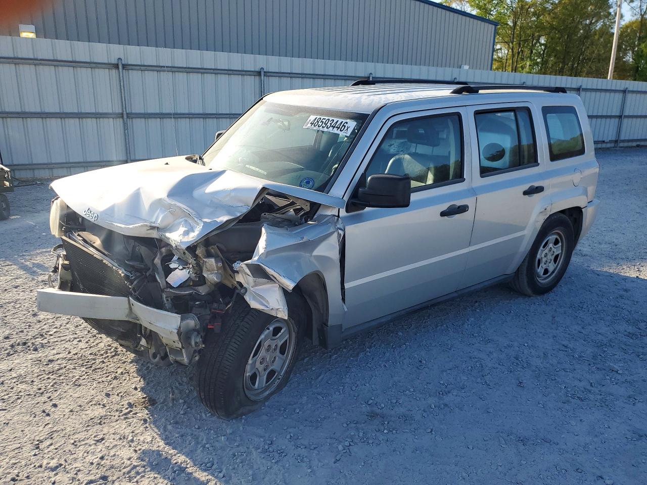 2007 Jeep Patriot Sport, VIN 1J8FT28W27D342826 — Front end