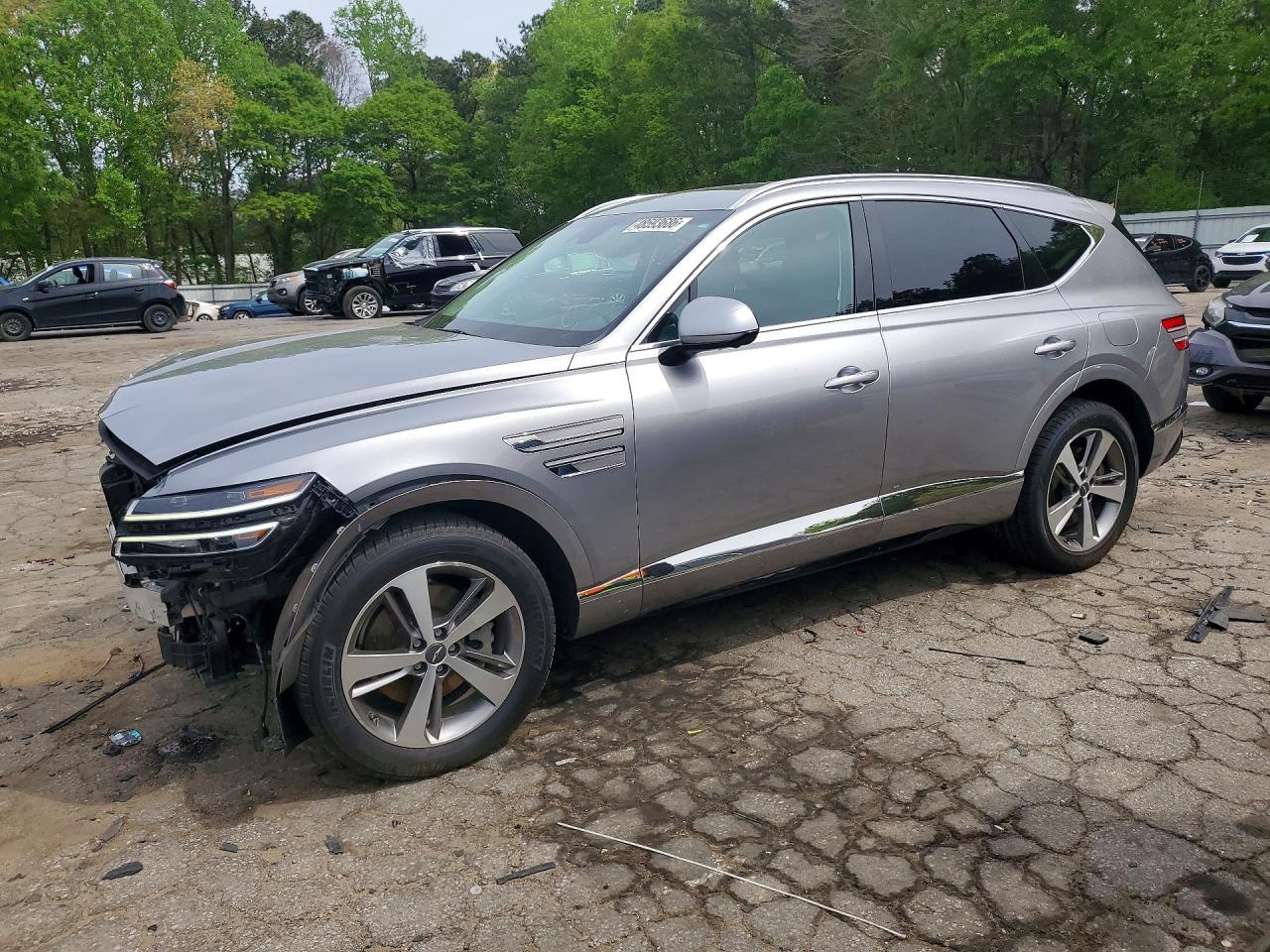 2021 Genesis GV80, VIN KMUHBDSB0MU051349 — Front end