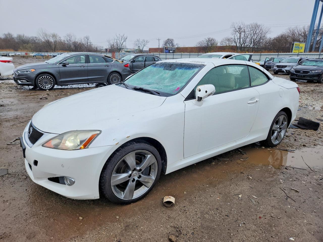 2010 Lexus IS 350 C, VIN JTHFE2C25A2500664 — Hail