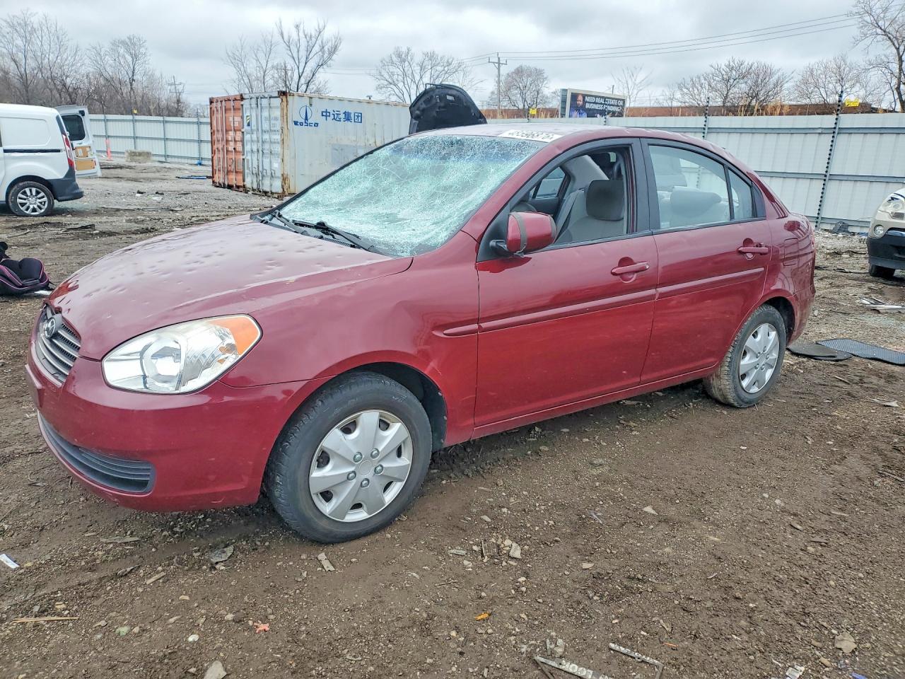 2010 Hyundai Accent GLS, VIN KMHCN4AC9AU404810 — Hail