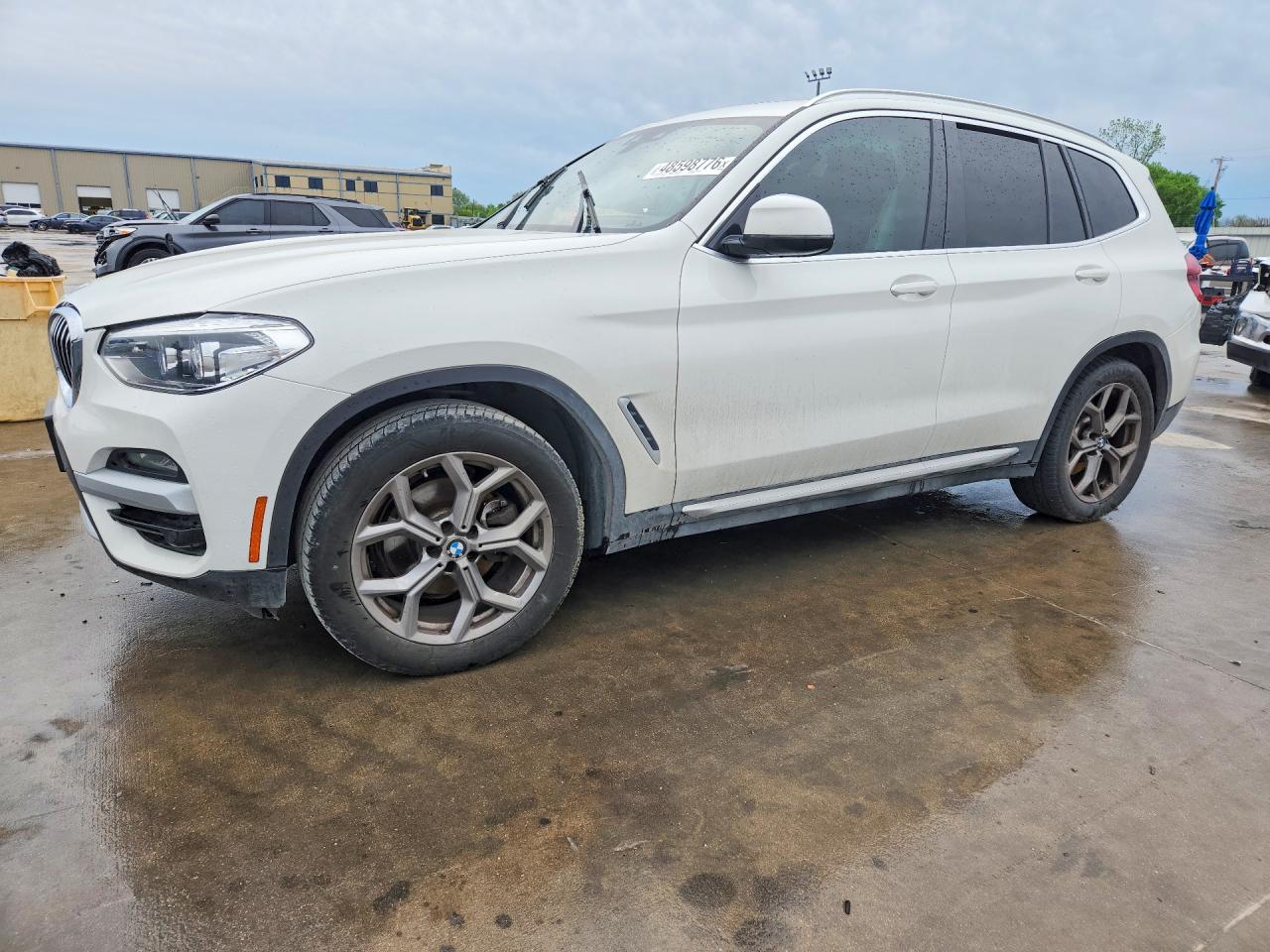 2021 BMW X3 sDrive30i, VIN 5UXTY3C01M9E68728 — Rear end