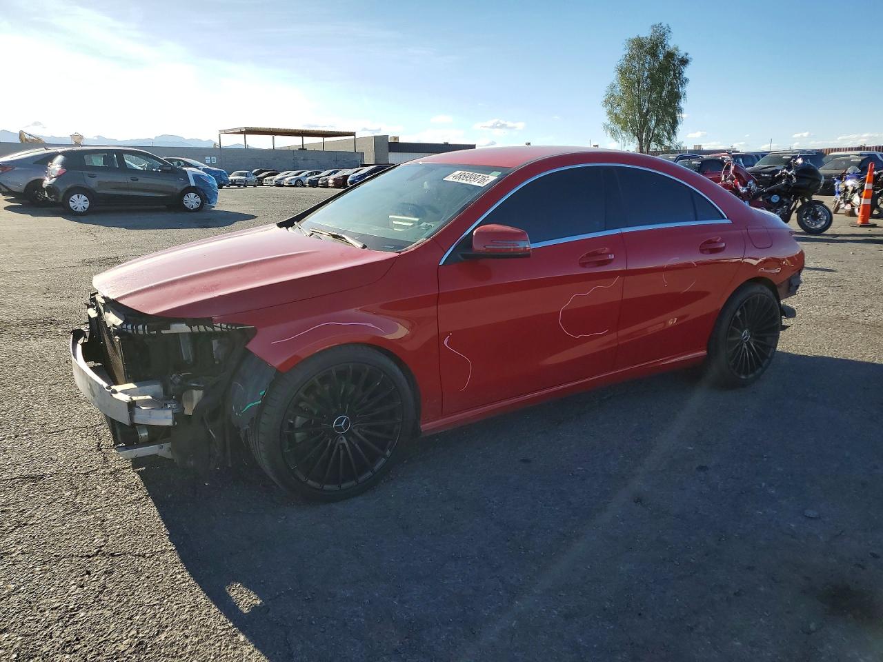 2016 Mercedes-Benz CLA 250, VIN WDDSJ4EBXGN364050 — Front end