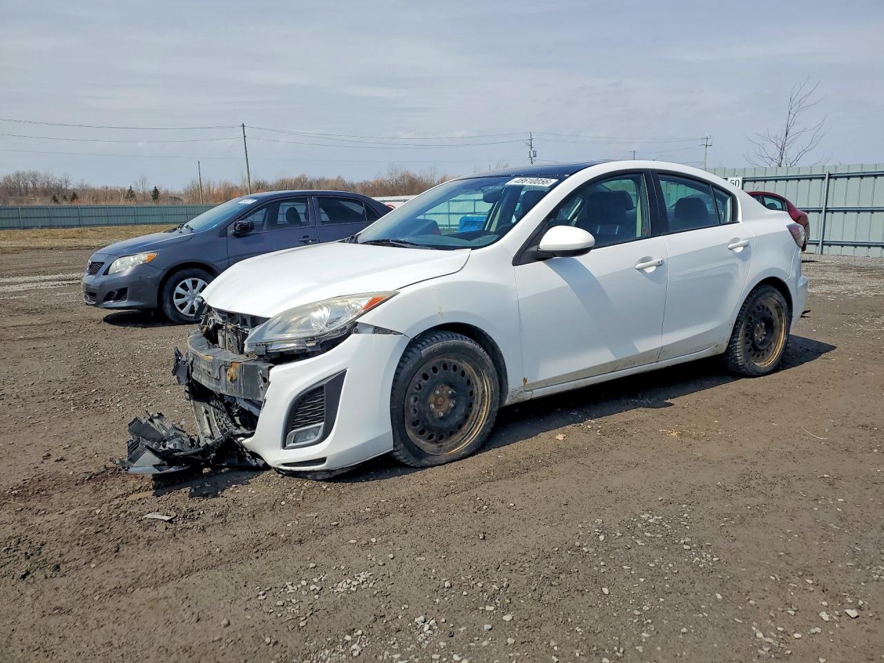 2011 Mazda 3 S Grand Touring, VIN JM1BL1W53B1369053 — Front end