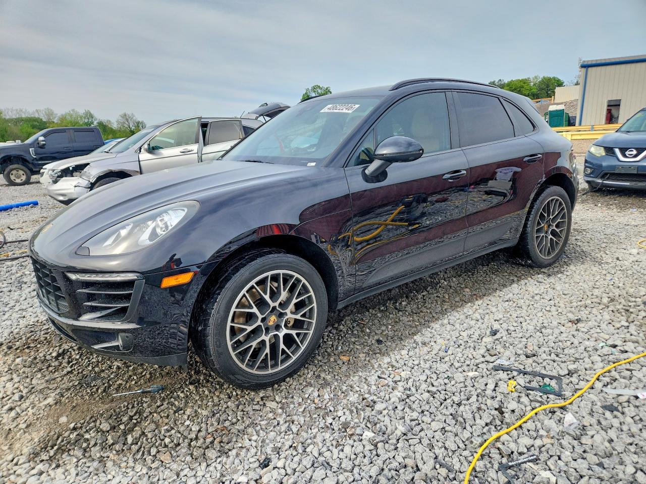 2017 Porsche Macan S, VIN WP1AB2A5XHLB17792 — Rear end
