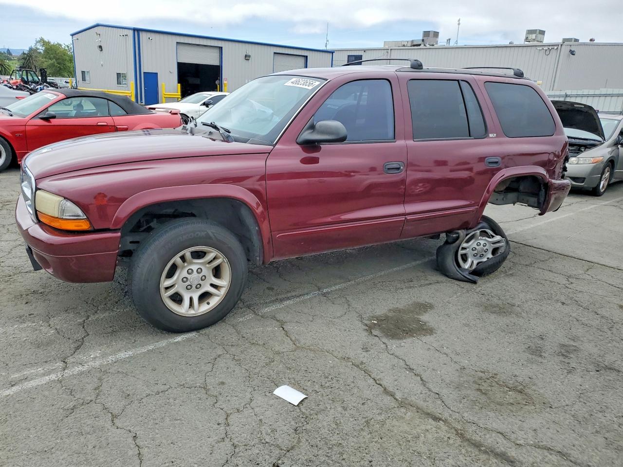 2002 Dodge Durango SLT, VIN 1B4HR48N42F137293 — Rear end