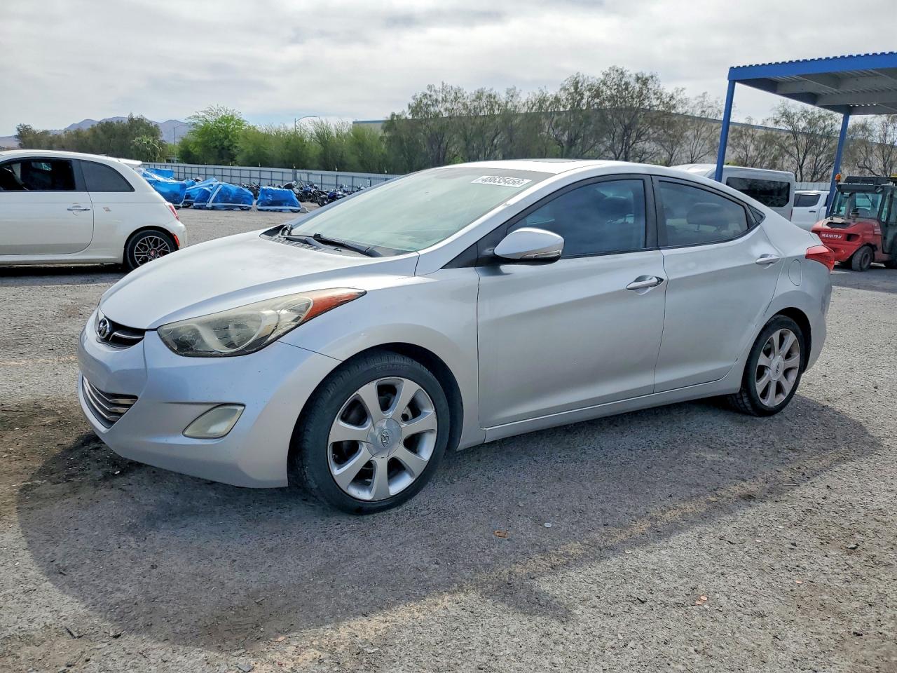 2011 Hyundai Elantra Limited, VIN KMHDH4AE4BU152351 — Vandalism