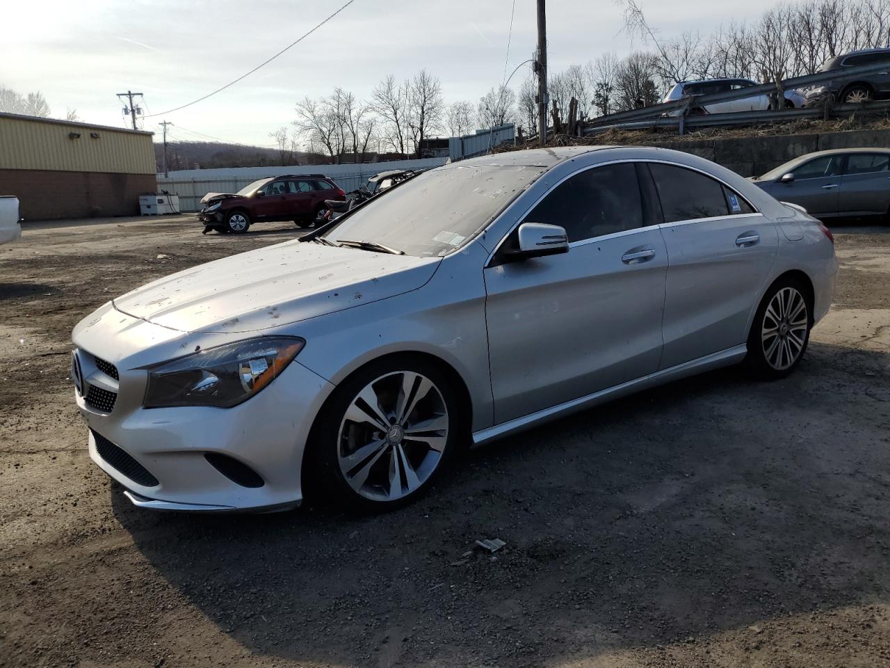 2018 Mercedes-Benz CLA 250, VIN WDDSJ4GB2JN583699 — Side