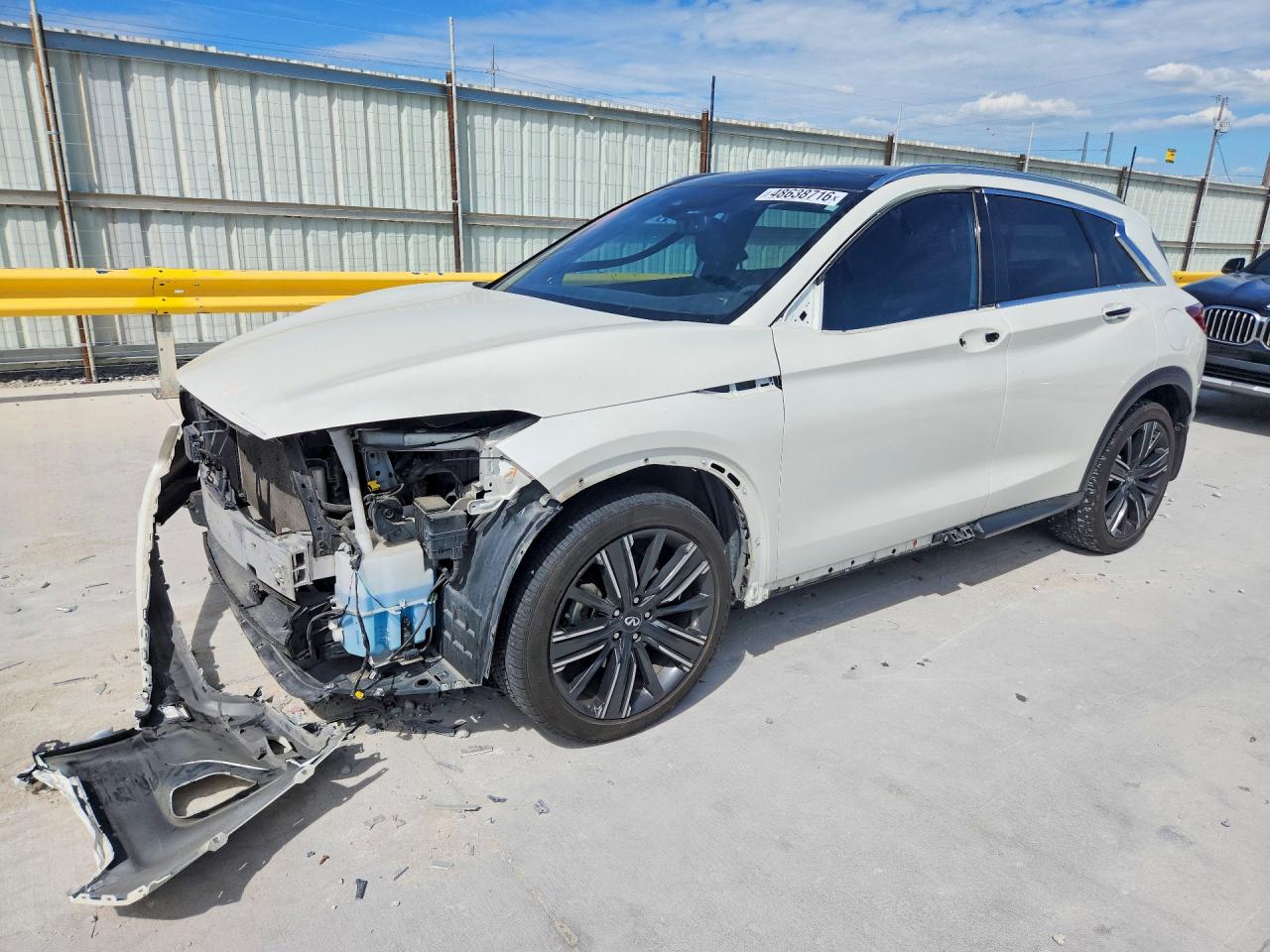 2022 Infiniti QX50 Luxe, VIN 3PCAJ5BB6NF115000 — Фото с аукциона