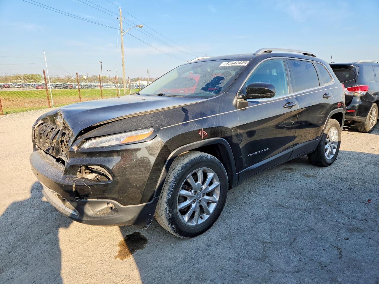 2014 Jeep Cherokee Limited, VIN 1C4PJMDSXEW277127 — Перед
