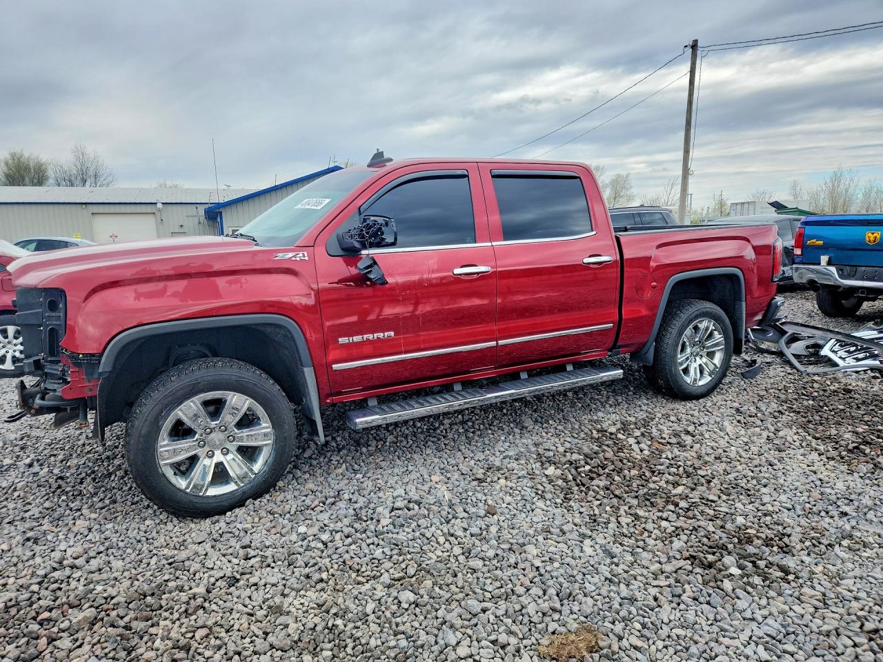 2018 GMC Sierra 1500 SLT, VIN 3GTU2NEC6JG175510 — Front end