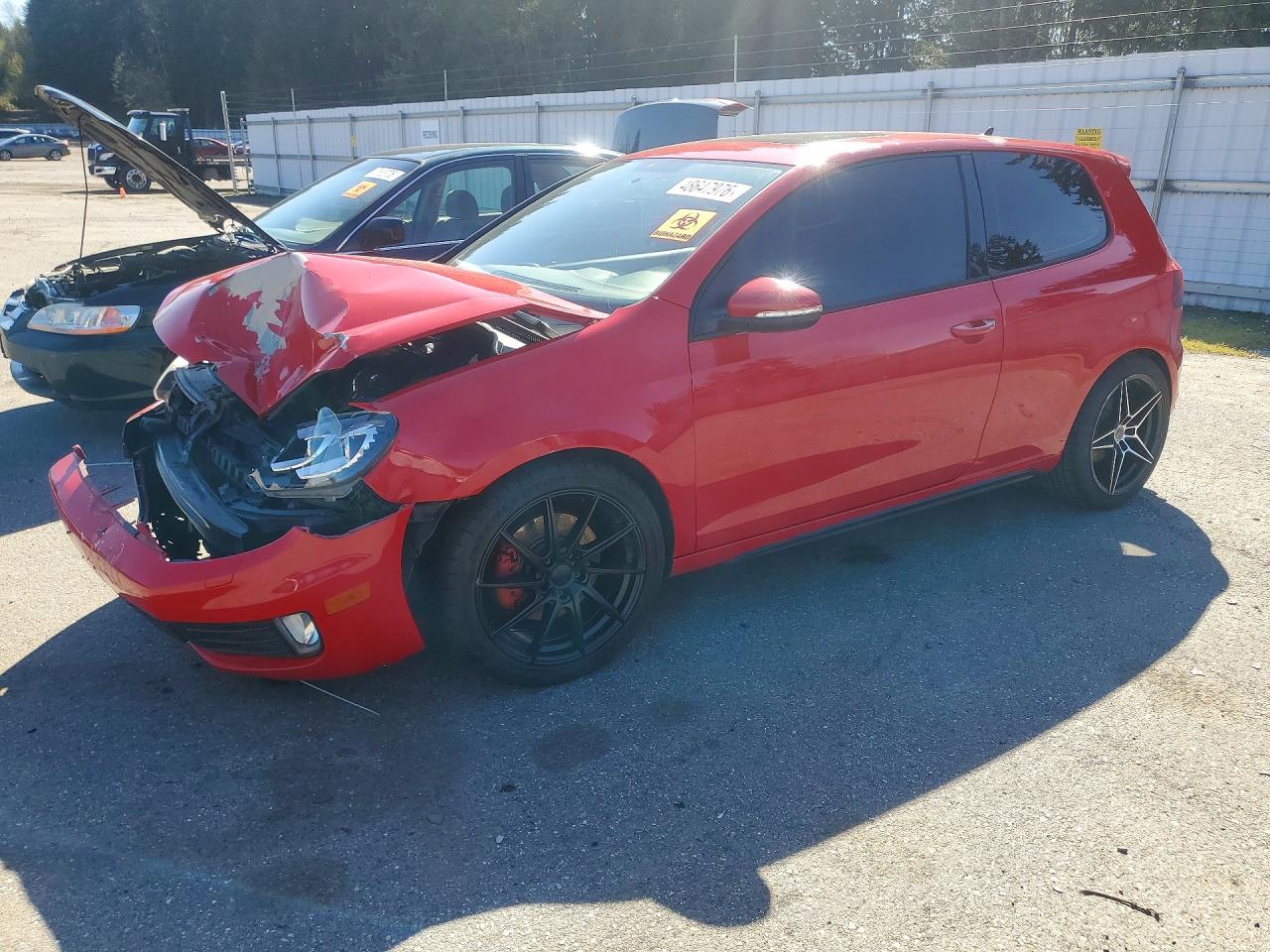 2012 Volkswagen Golf GTI PZEV, VIN WVWED7AJ2CW288938 — Front end