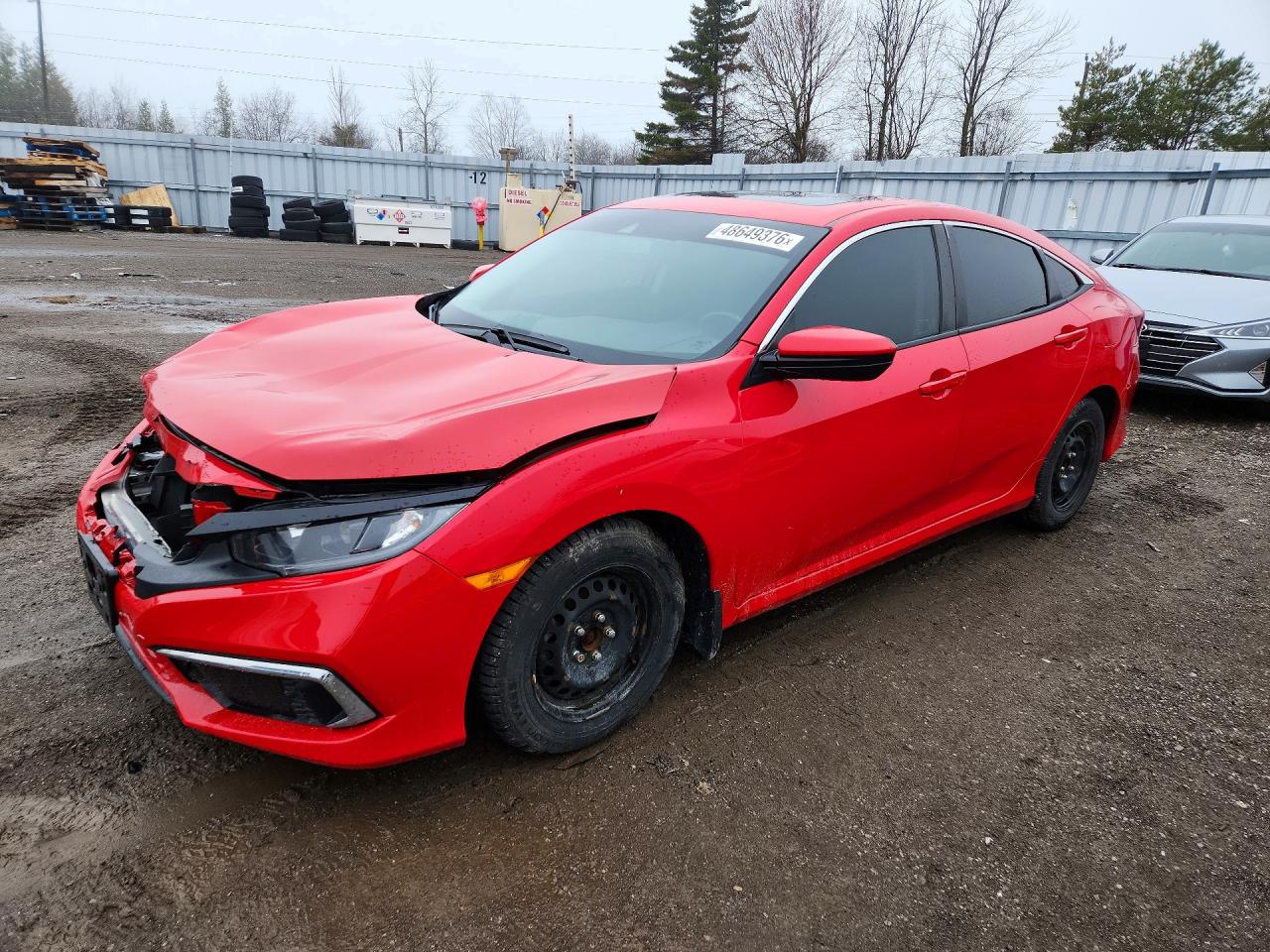 2021 Honda Civic EX, VIN 2HGFC2F77MH001005 — Front end