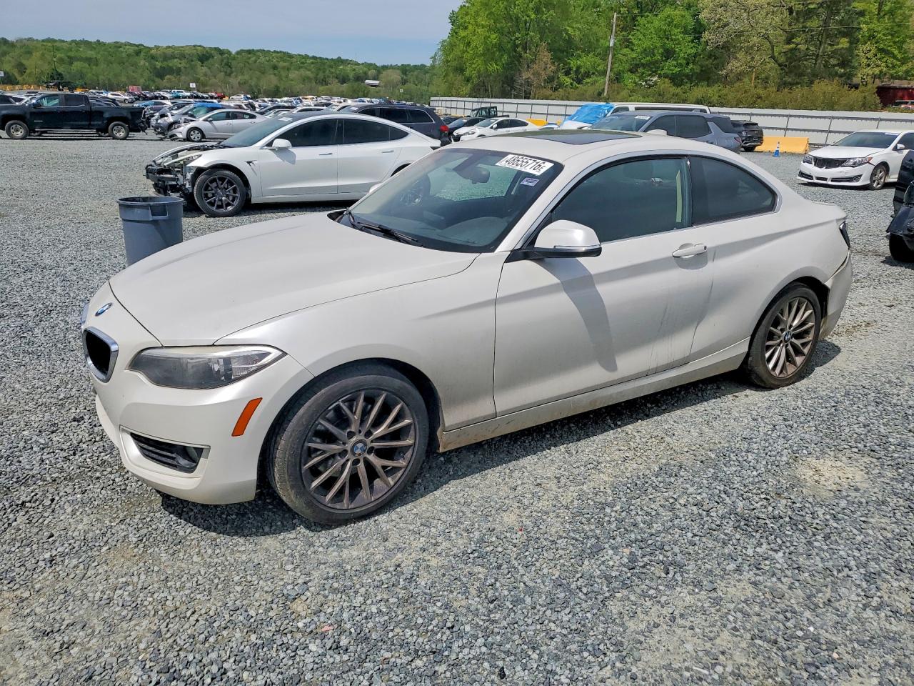 2015 BMW 2 Series 228i, VIN WBA1F5C53FV256889 — Rear end
