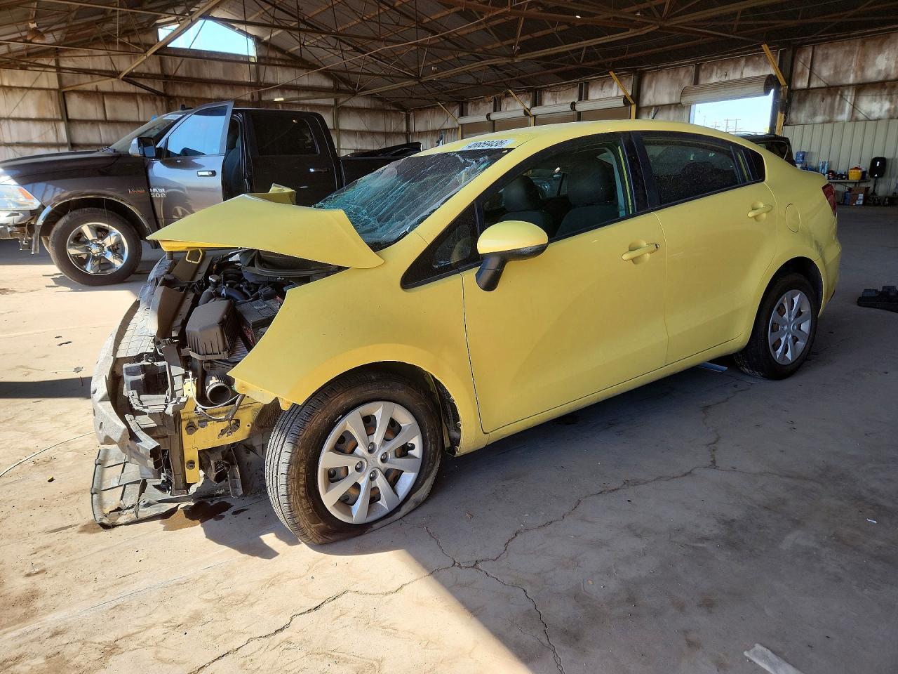 2016 Kia Rio LX, VIN KNADM4A34G6611546 — Front end