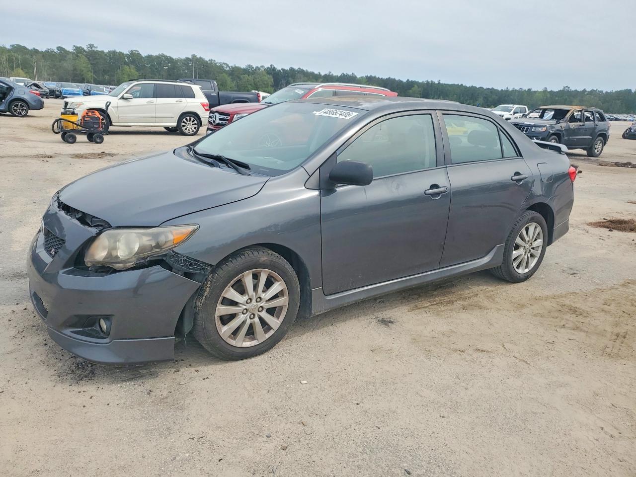 2010 Toyota Corolla LE, VIN 1NXBU4EE1AZ187621 — Front end