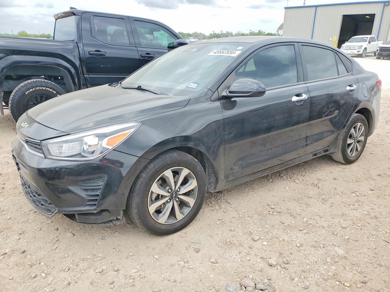 2023 Kia Rio S, VIN 3KPA24AD8PE526398 — Front end