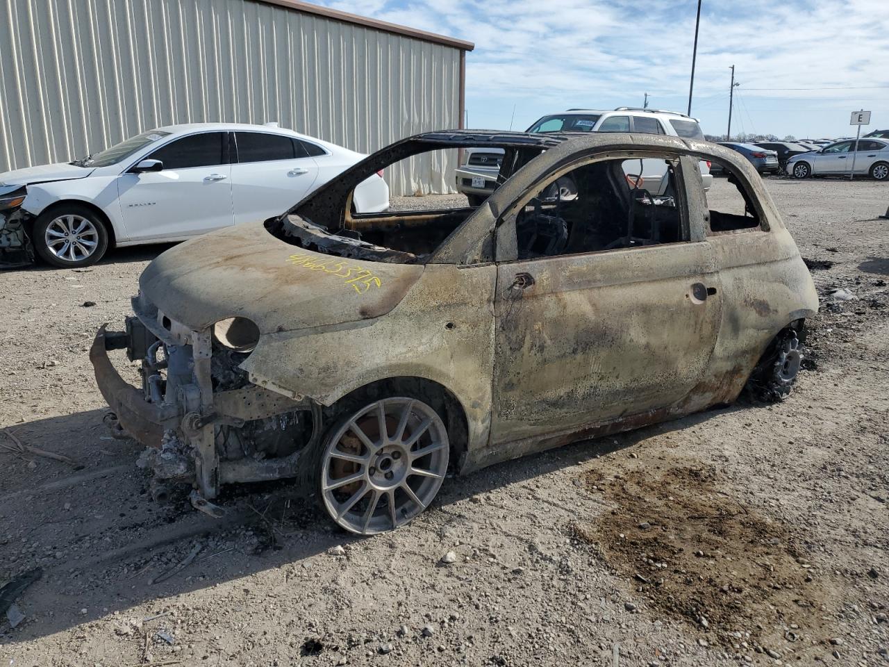 2017 FIAT 500 Abarth, VIN 3C3CFFFH3HT675369 — Burn