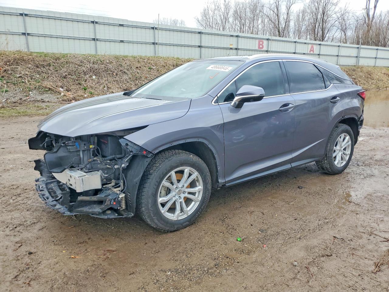 2017 Lexus RX 350, VIN 2T2ZZMCA6HC084833 — Rejected repair