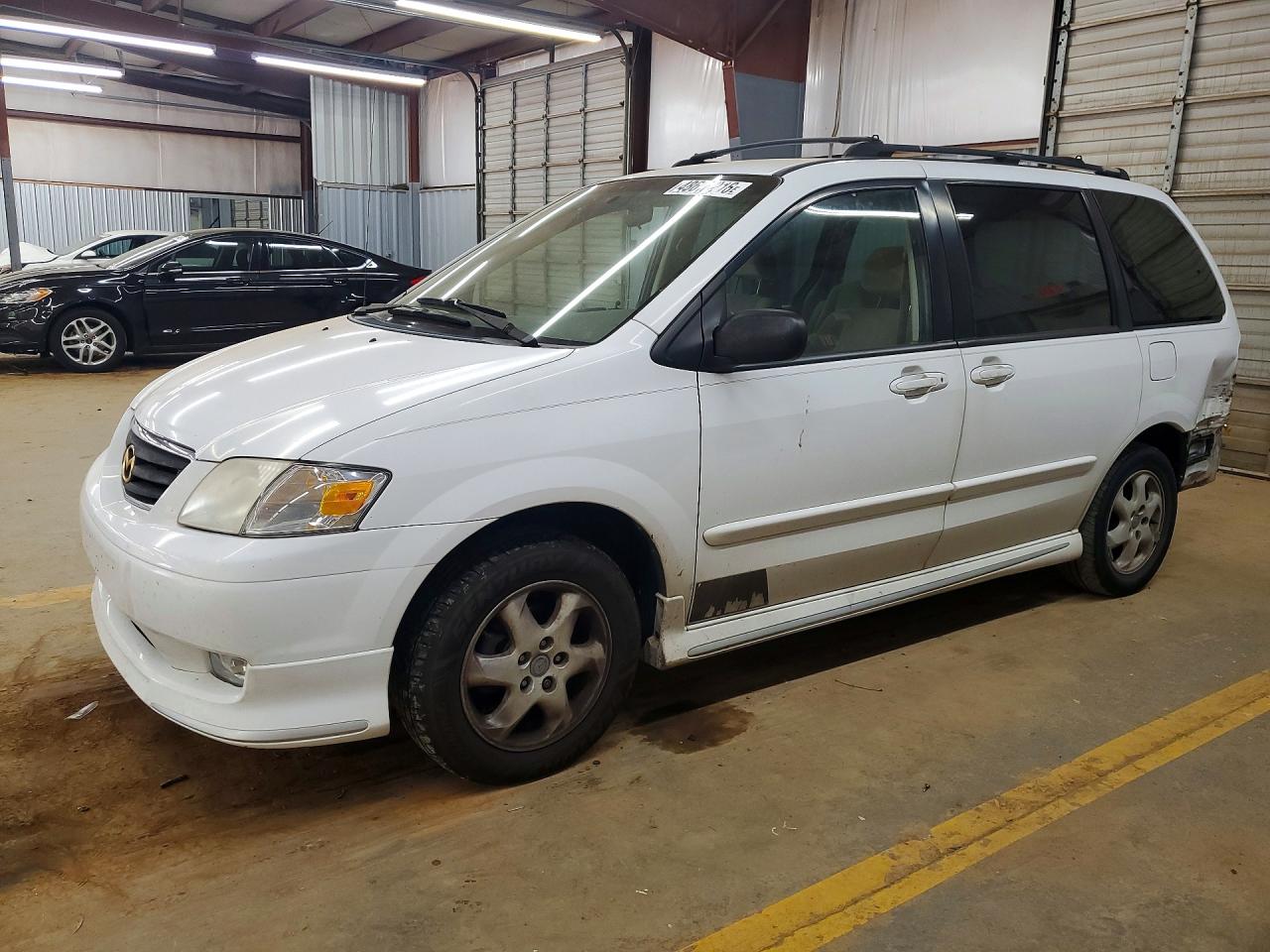 2001 Mazda MPV DX, VIN JM3LW28YX10196216 — Rear end
