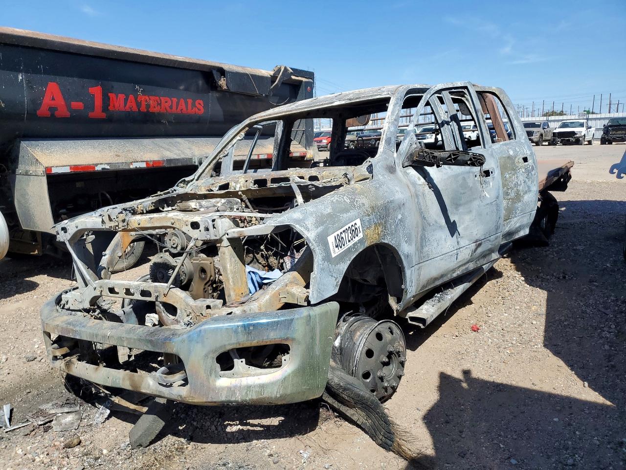 2021 Ram 3500 Tradesman, VIN 3C7WRSCL5MG553619 — Пожар
