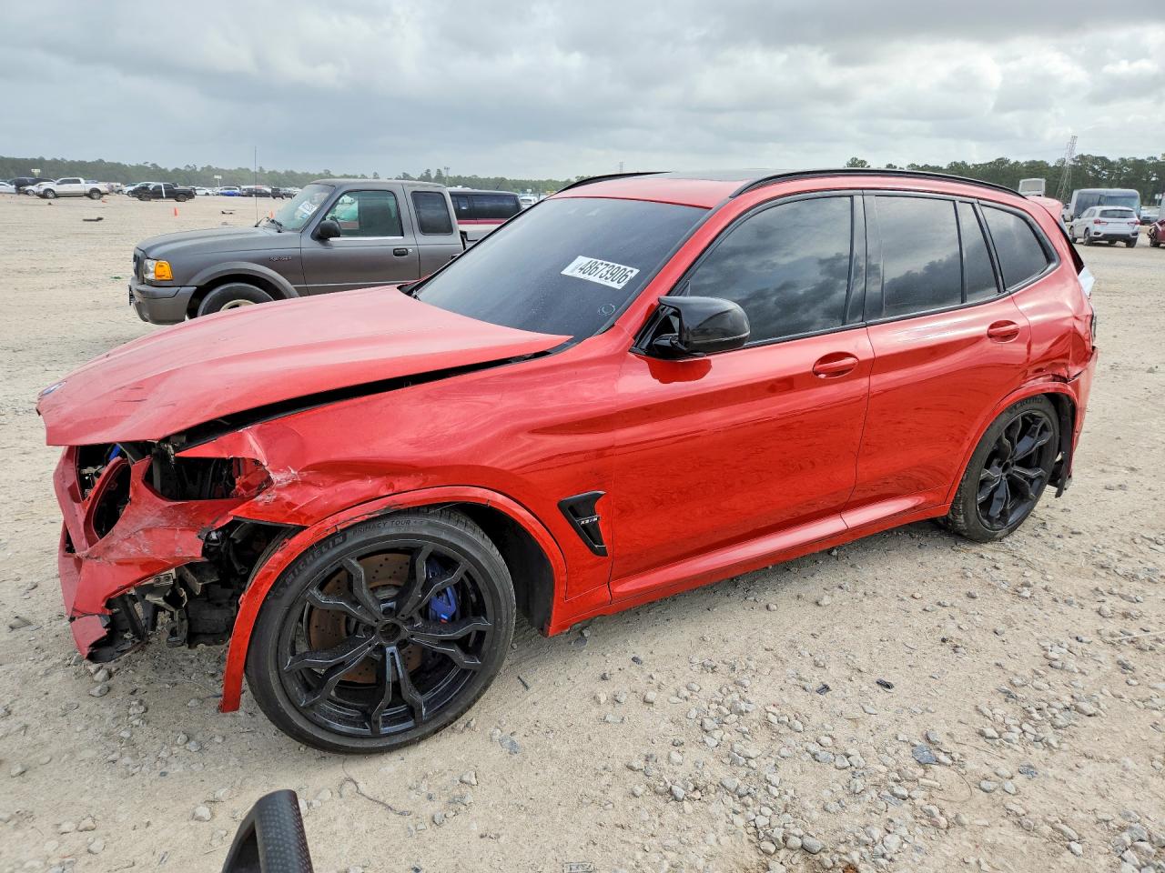 2021 BMW X3 M, VIN 5YMTS0C02M9F29612 — Front end