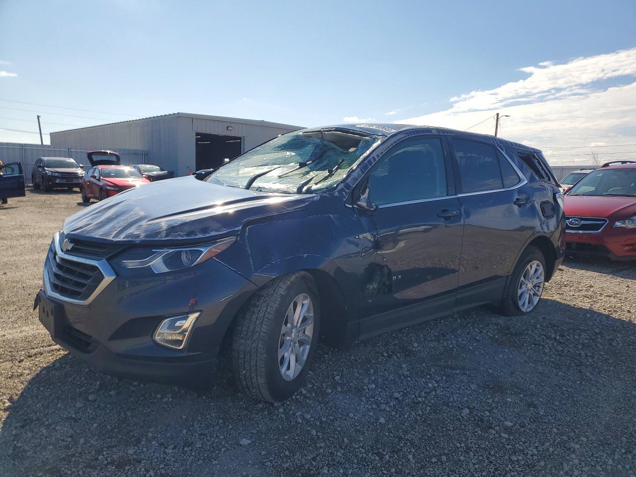 2018 Chevrolet Equinox LT, VIN 3GNAXJEV4JL389487 — Rollover