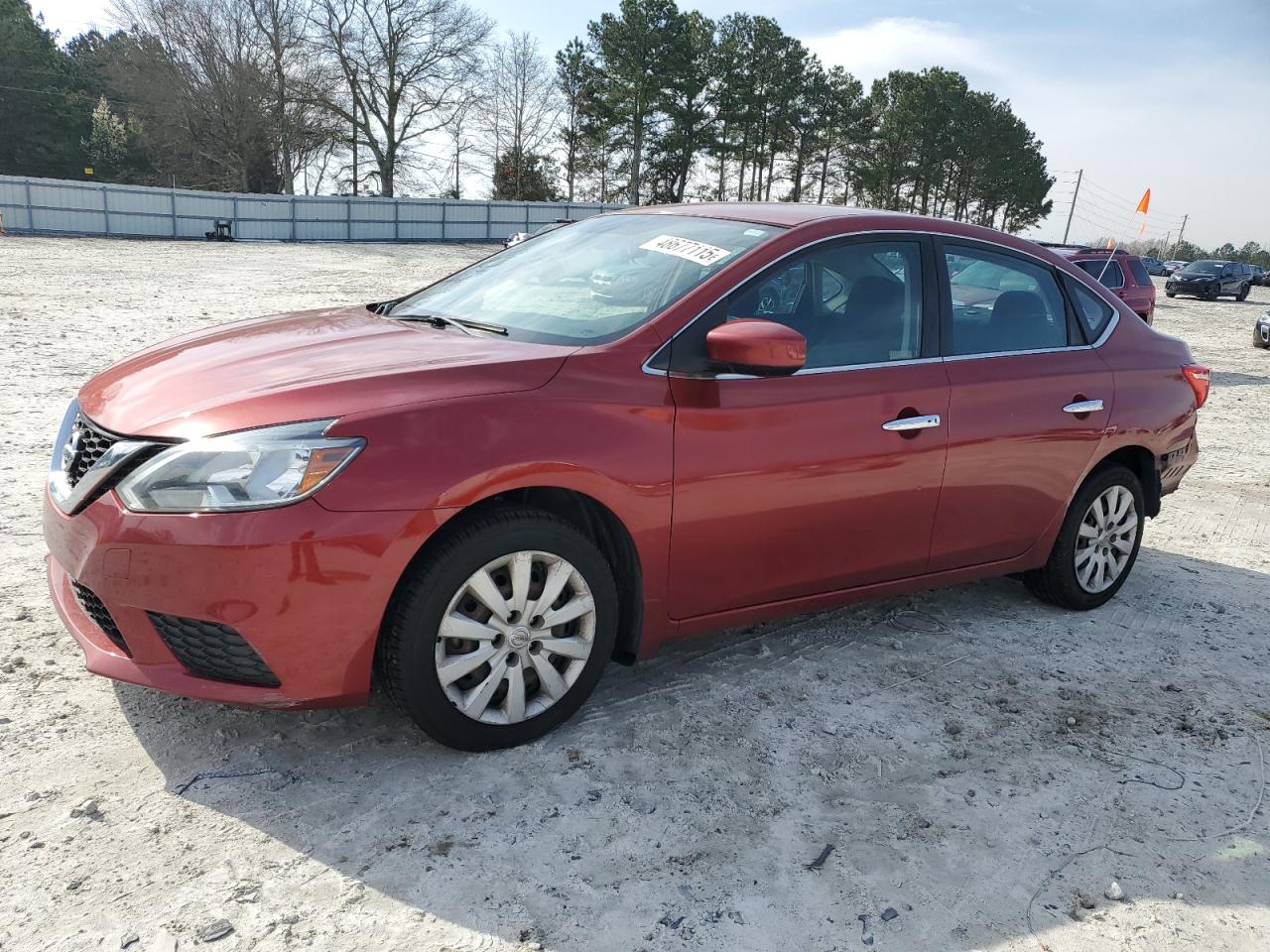 2016 Nissan Sentra SV, VIN 3N1AB7AP9GY310363 — Rear end