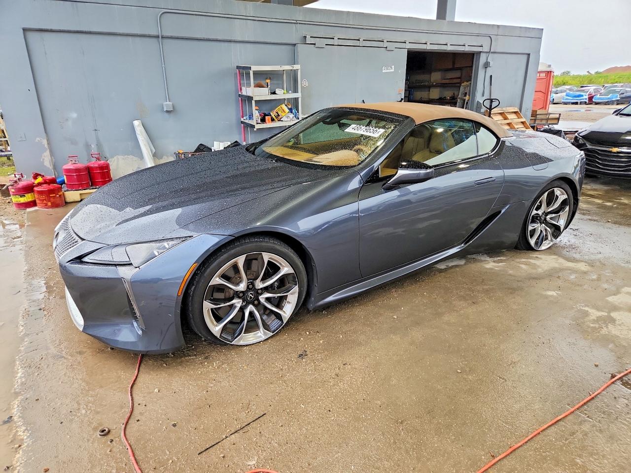 2023 Lexus LC 500h, VIN JTHMPAAY0PA106572 — Side