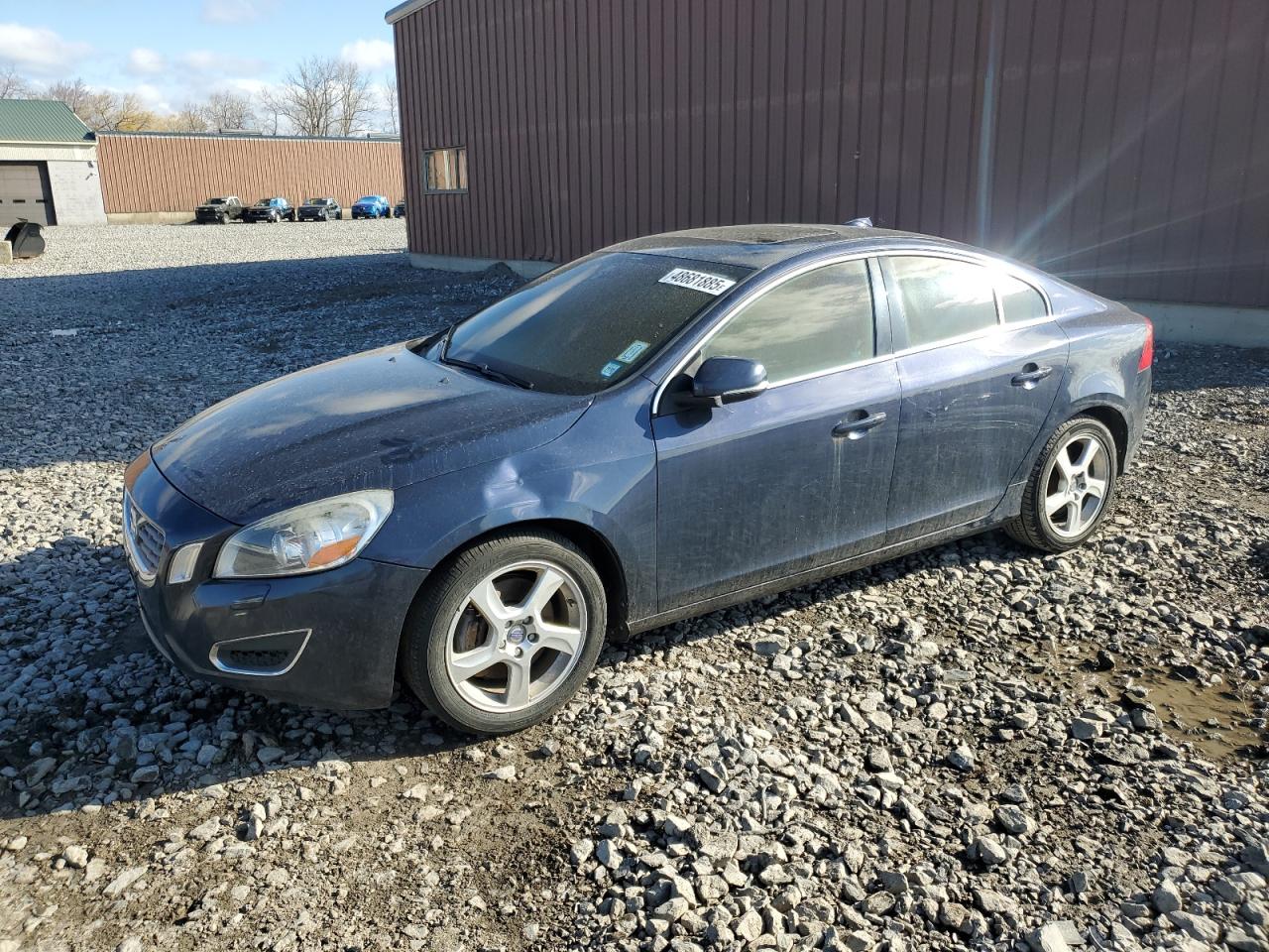 2013 Volvo S60 T5, VIN YV1612FH3D2186878 — Interior fire
