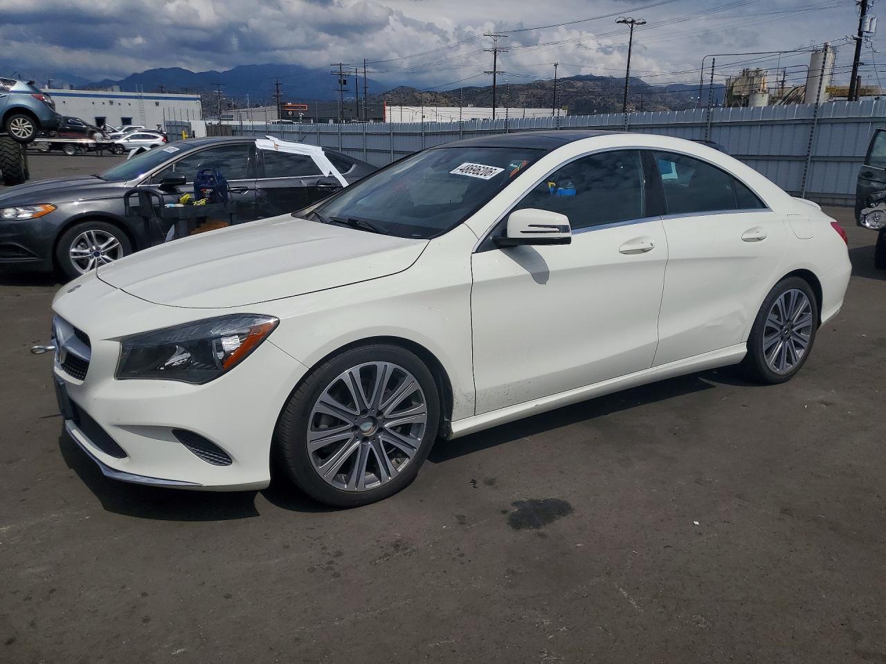 2018 Mercedes-Benz CLA 250, VIN WDDSJ4EB8JN581796 — Minor dents and scratches