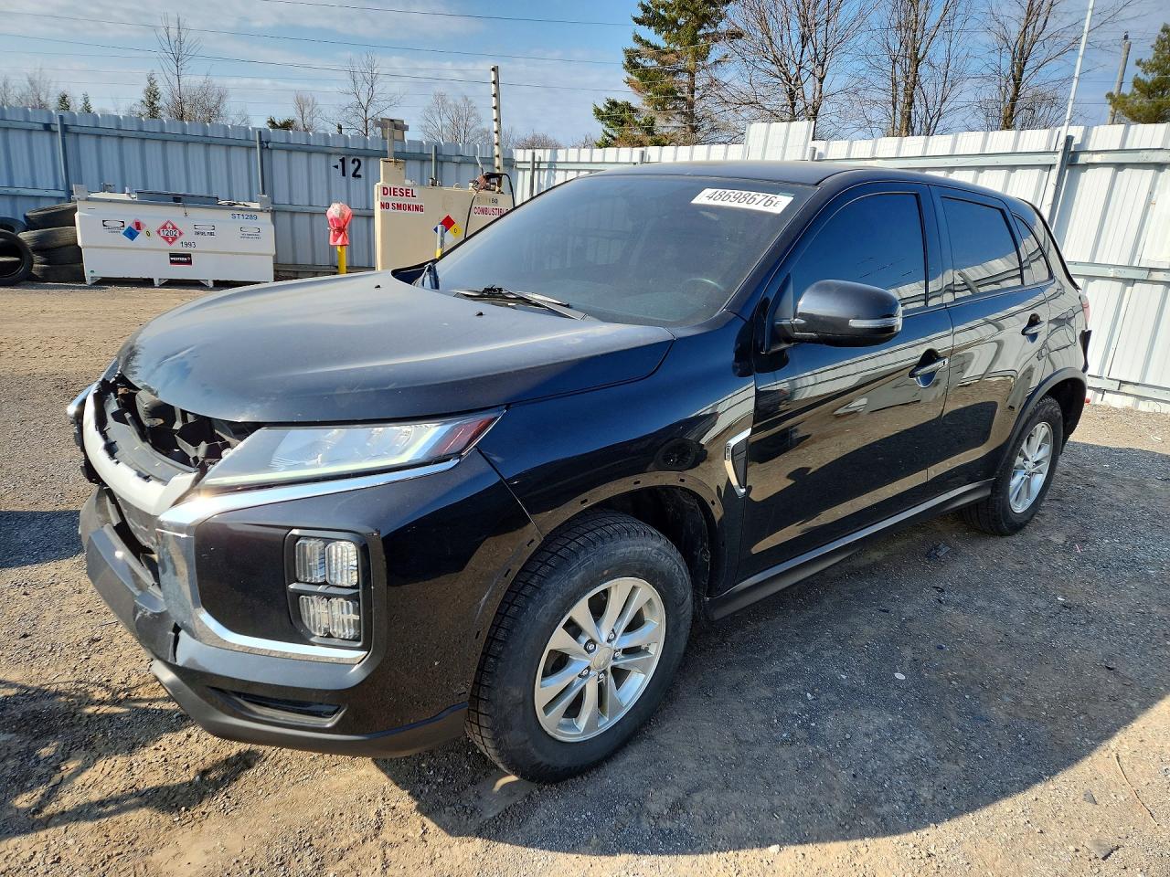 2022 Mitsubishi Outlander Sport SE, VIN JA4AJVAW8NU602396 — Rear end