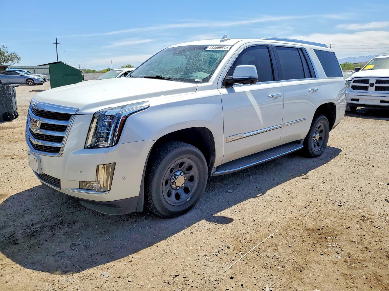 2017 Cadillac Escalade Luxury, VIN 1GYS4BKJ0HR185215 — Burn