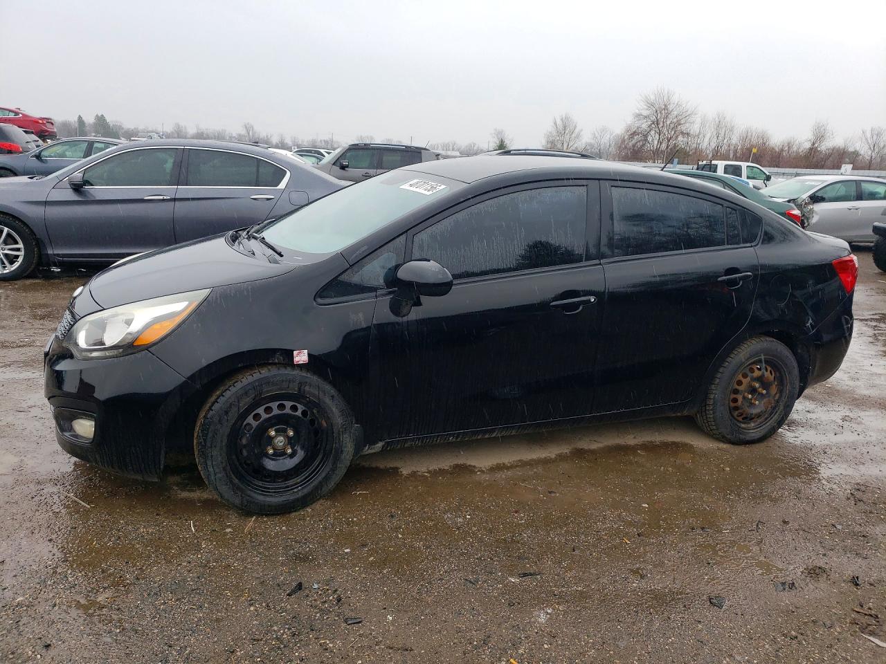 2013 Kia Rio LX, VIN KNADM4A36D6248310 — Front end