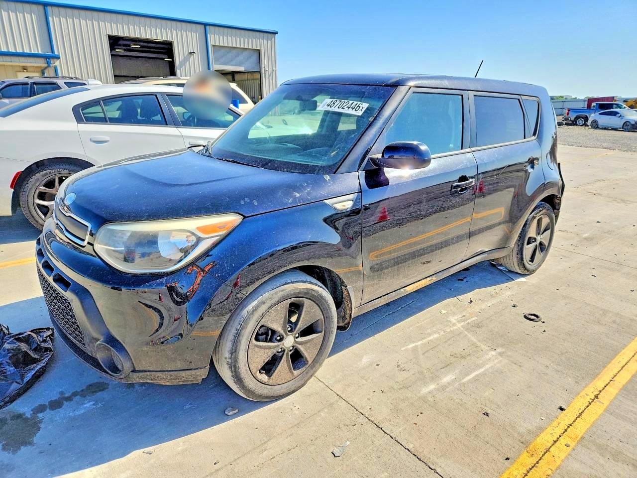 2014 Kia Soul, VIN KNDJN2A26E7025307 — Rear end