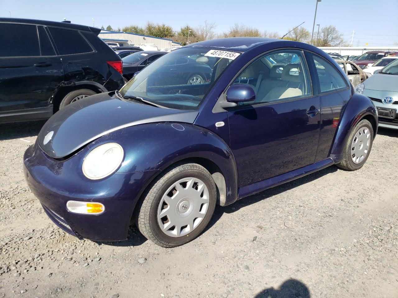 1999 Volkswagen Beetle, VIN 3VWBC21C2XM425244 — Ранее повреждён
